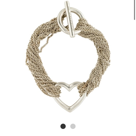 TIFFANY & Co. Inspired Mesh Heart Bracelet - Picture 2 of 12